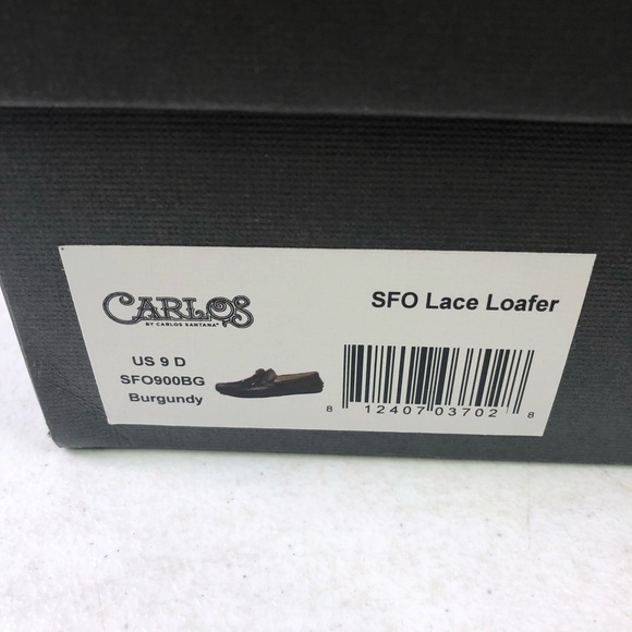 Carlos Santana SFO Leather Lace Loafer Shoes Size 9D main image 8